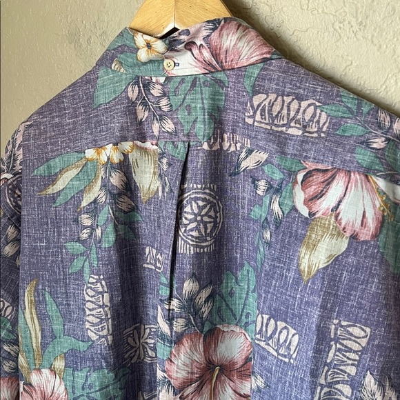 NWT Reyn spooner purple Hawaiian shirt - Picture 8 of 8